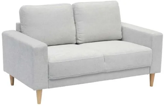 Homeville Cambridge 2 pers. stof lysegrå 143x80x82cm